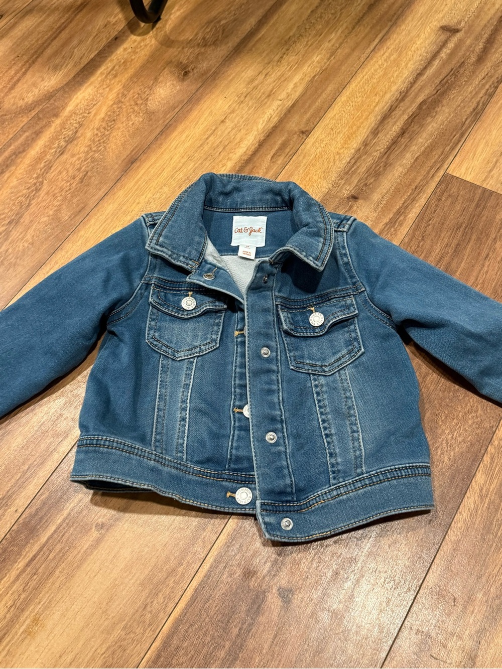 Cat & Jack Medium Blue Denim Jean Jacket